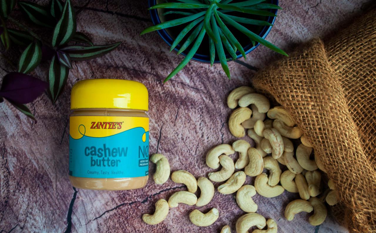 Zantye cashew butter jar | buy cashew butter online in India